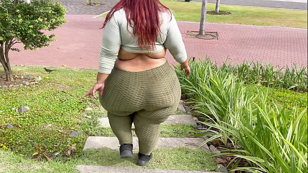 SSBBW Giant Pear Ass Walking & Waddling - Big Booty Latina BBW Feedee